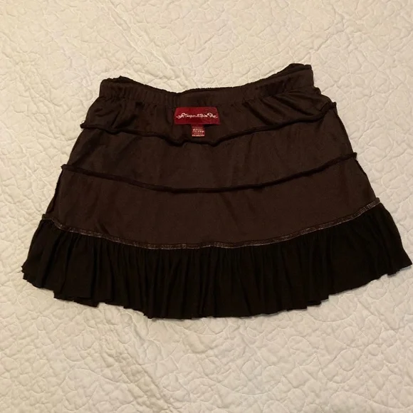 Vintage Ruffled Mini mini Skirt. Sold - Picture 6 of 7